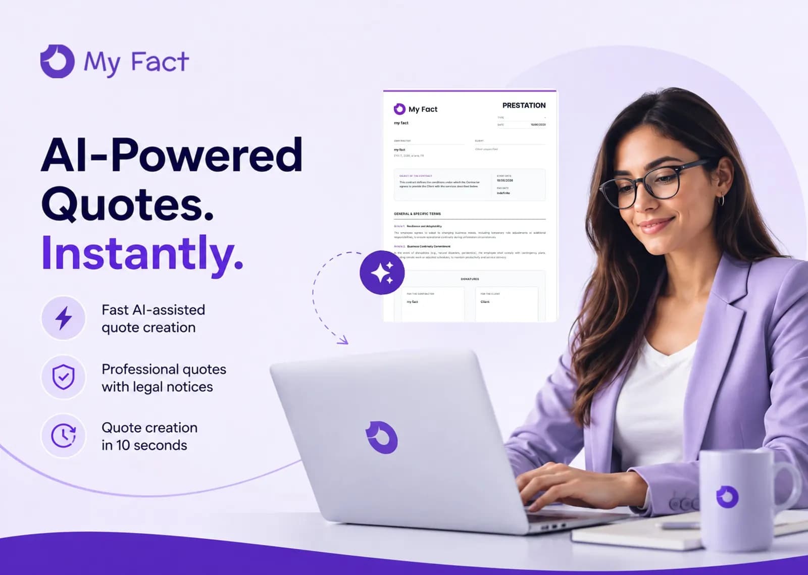 Fast AI-assisted quote creation